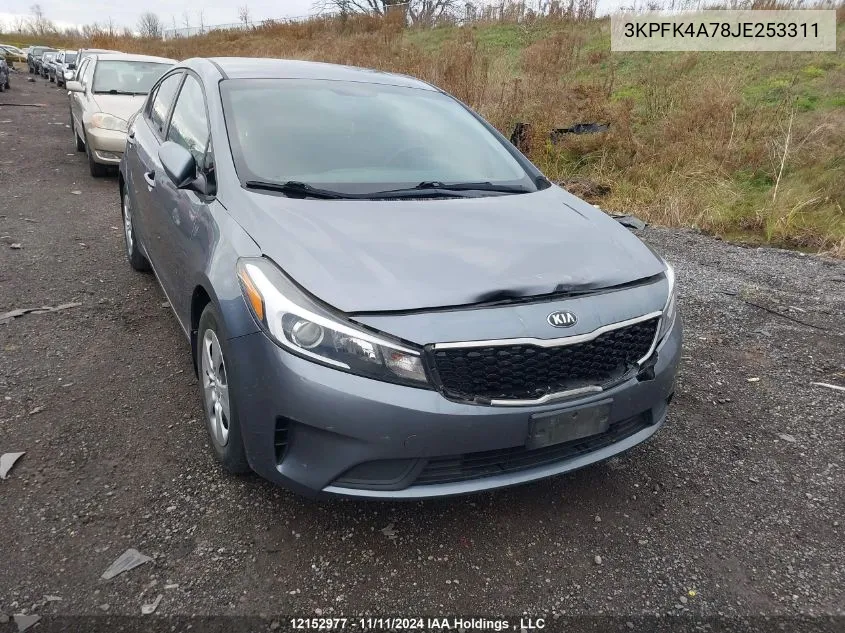 2018 Kia Forte VIN: 3KPFK4A78JE253311 Lot: 12152977