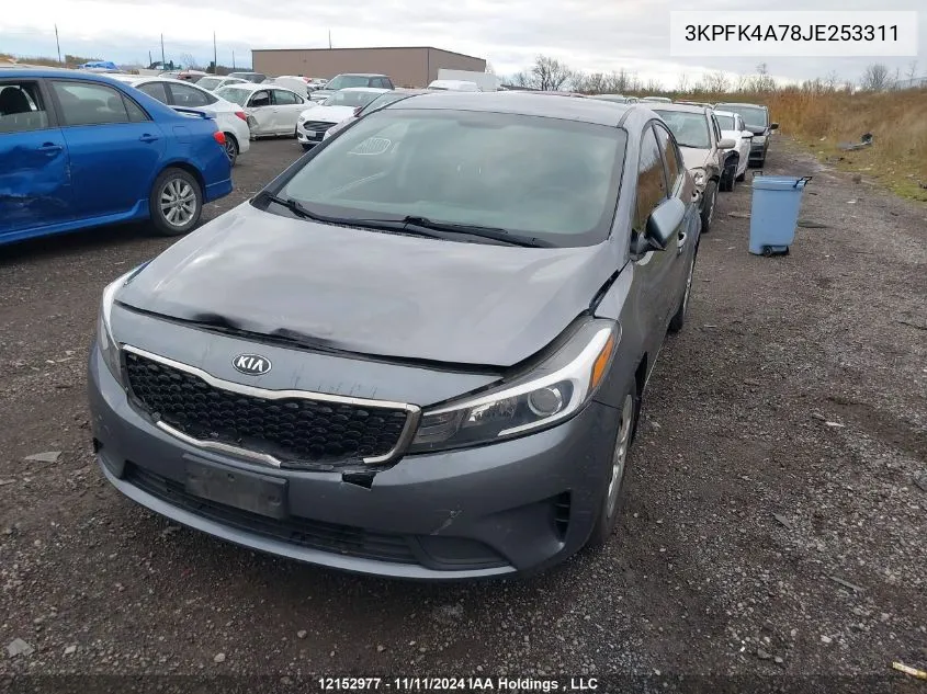 2018 Kia Forte VIN: 3KPFK4A78JE253311 Lot: 12152977