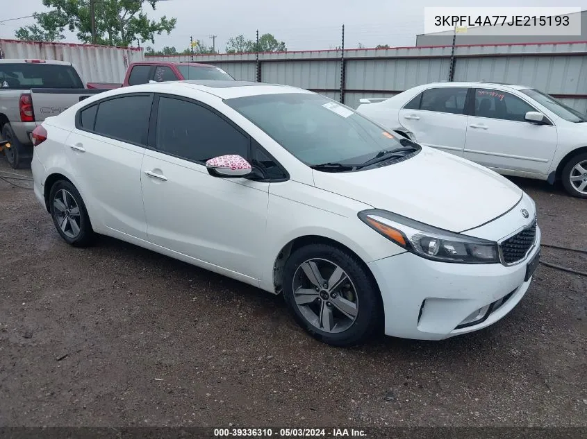 3KPFL4A77JE215193 2018 Kia Forte S