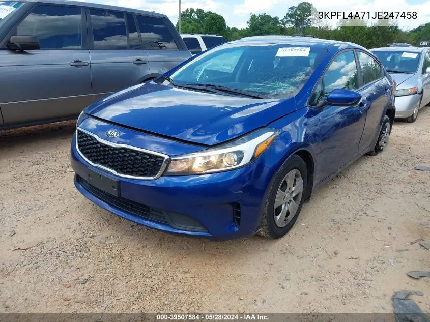 3KPFL4A71JE247458 2018 Kia Forte Lx