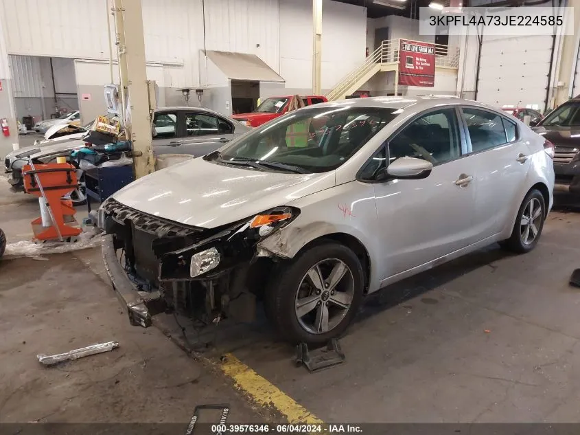 2018 Kia Forte Lx VIN: 3KPFL4A73JE224585 Lot: 39576346