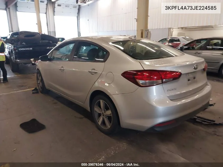 2018 Kia Forte Lx VIN: 3KPFL4A73JE224585 Lot: 39576346