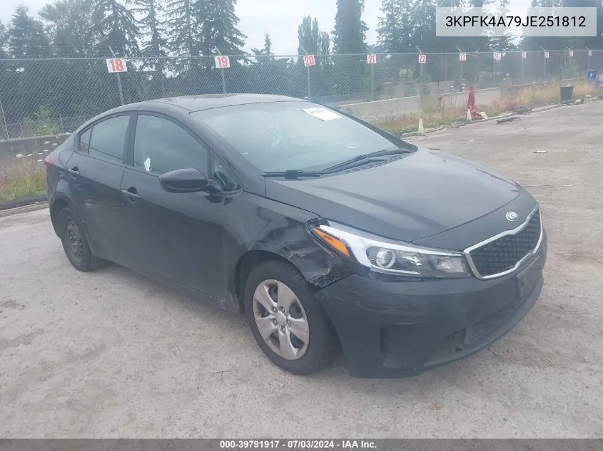 3KPFK4A79JE251812 2018 Kia Forte Lx