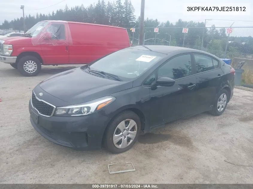 2018 Kia Forte Lx VIN: 3KPFK4A79JE251812 Lot: 39791917