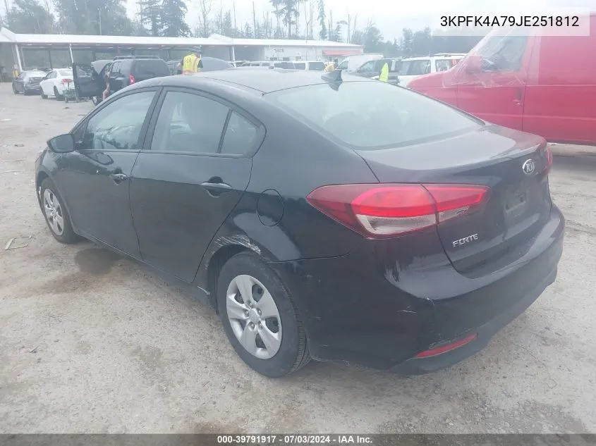 3KPFK4A79JE251812 2018 Kia Forte Lx