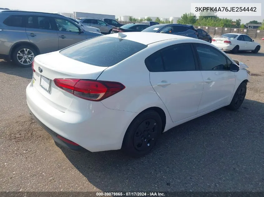 3KPFK4A76JE254442 2018 Kia Forte Lx