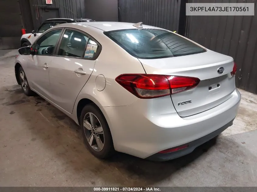 3KPFL4A73JE170561 2018 Kia Forte Lx