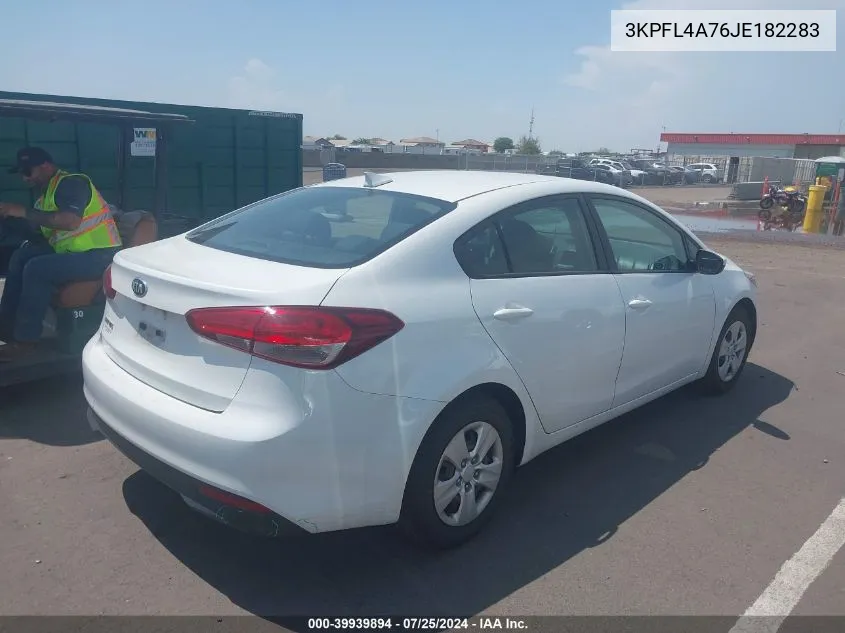 3KPFL4A76JE182283 2018 Kia Forte Lx