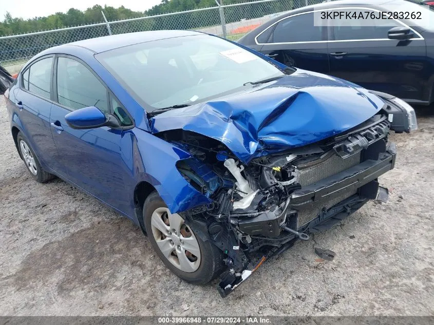 3KPFK4A76JE283262 2018 Kia Forte Lx