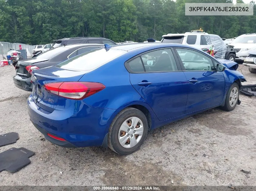 3KPFK4A76JE283262 2018 Kia Forte Lx