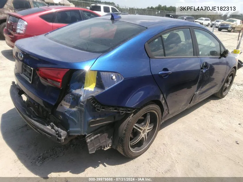 2018 Kia Forte Lx VIN: 3KPFL4A70JE182313 Lot: 39979588