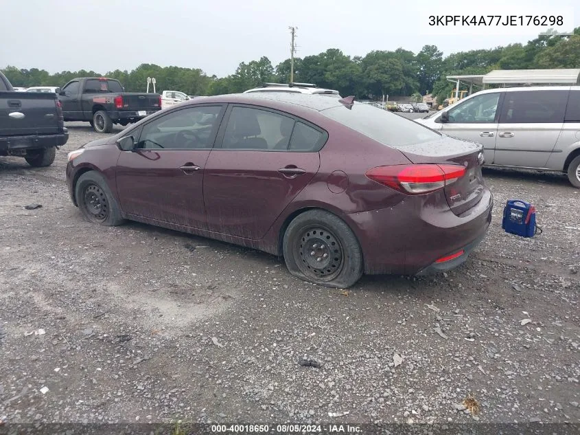 2018 Kia Forte Lx VIN: 3KPFK4A77JE176298 Lot: 40018650