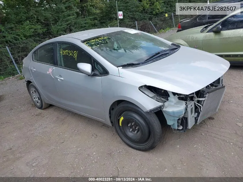 3KPFK4A75JE282507 2018 Kia Forte Lx