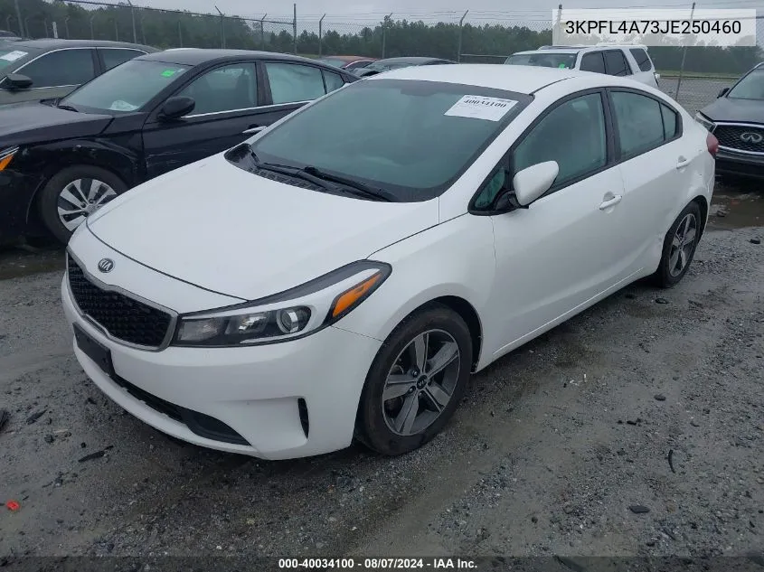 2018 Kia Forte Lx VIN: 3KPFL4A73JE250460 Lot: 40034100