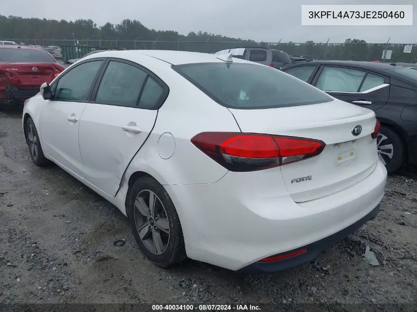 2018 Kia Forte Lx VIN: 3KPFL4A73JE250460 Lot: 40034100