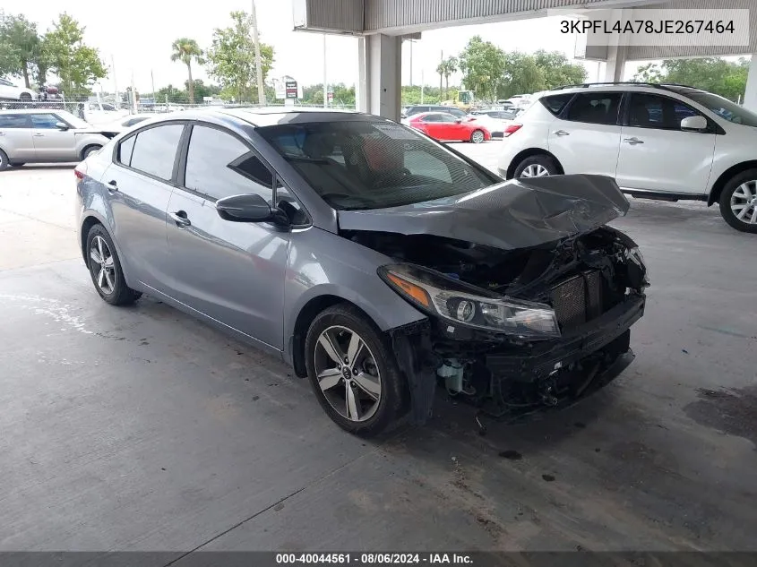 2018 Kia Forte S VIN: 3KPFL4A78JE267464 Lot: 40044561