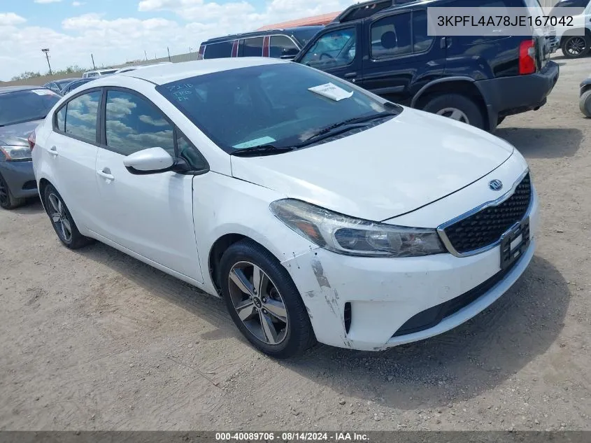 3KPFL4A78JE167042 2018 Kia Forte Lx