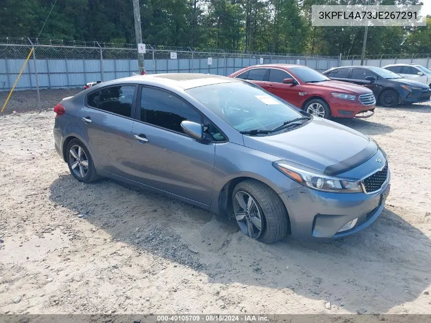 2018 Kia Forte S VIN: 3KPFL4A73JE267291 Lot: 40105709