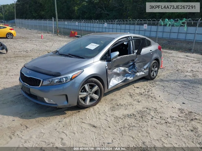 2018 Kia Forte S VIN: 3KPFL4A73JE267291 Lot: 40105709