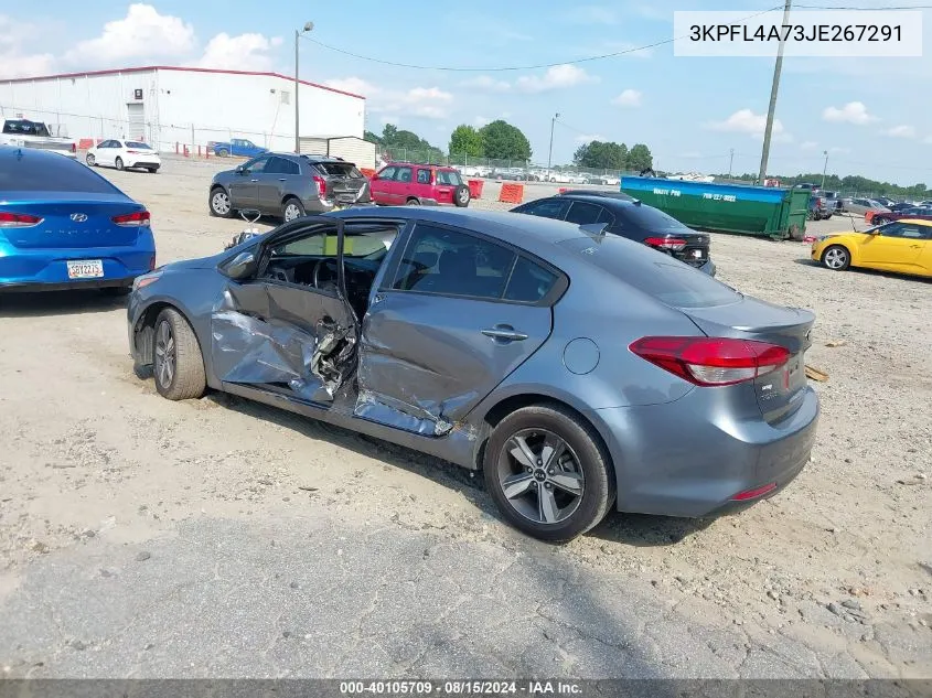 2018 Kia Forte S VIN: 3KPFL4A73JE267291 Lot: 40105709