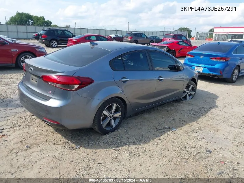 2018 Kia Forte S VIN: 3KPFL4A73JE267291 Lot: 40105709