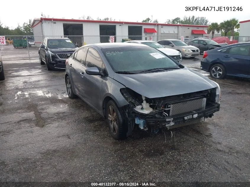 3KPFL4A71JE191246 2018 Kia Forte S