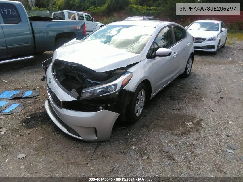 3KPFK4A73JE206297 2018 Kia Forte Lx