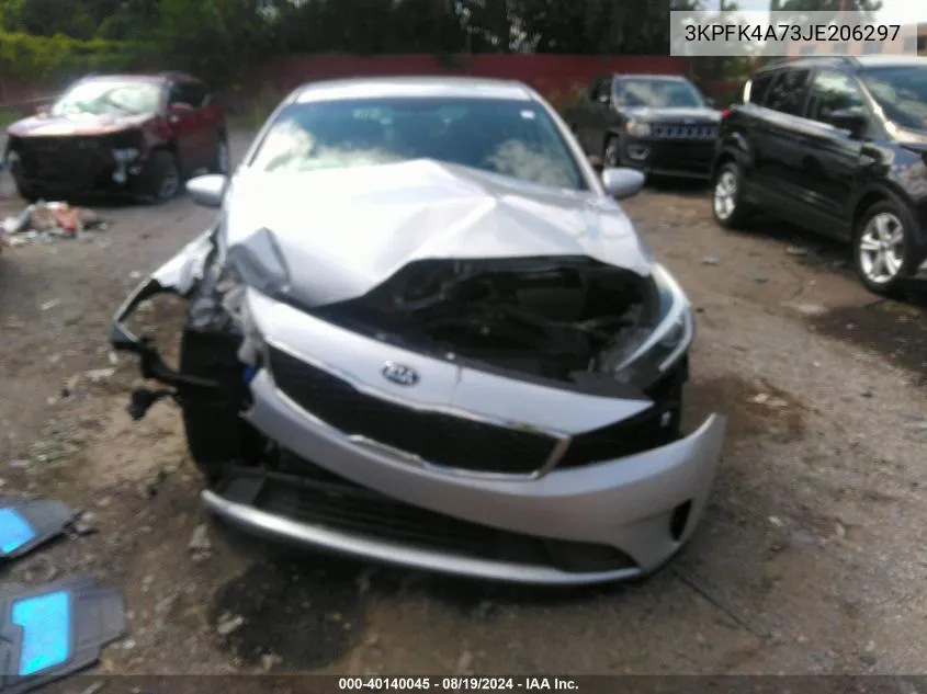 3KPFK4A73JE206297 2018 Kia Forte Lx