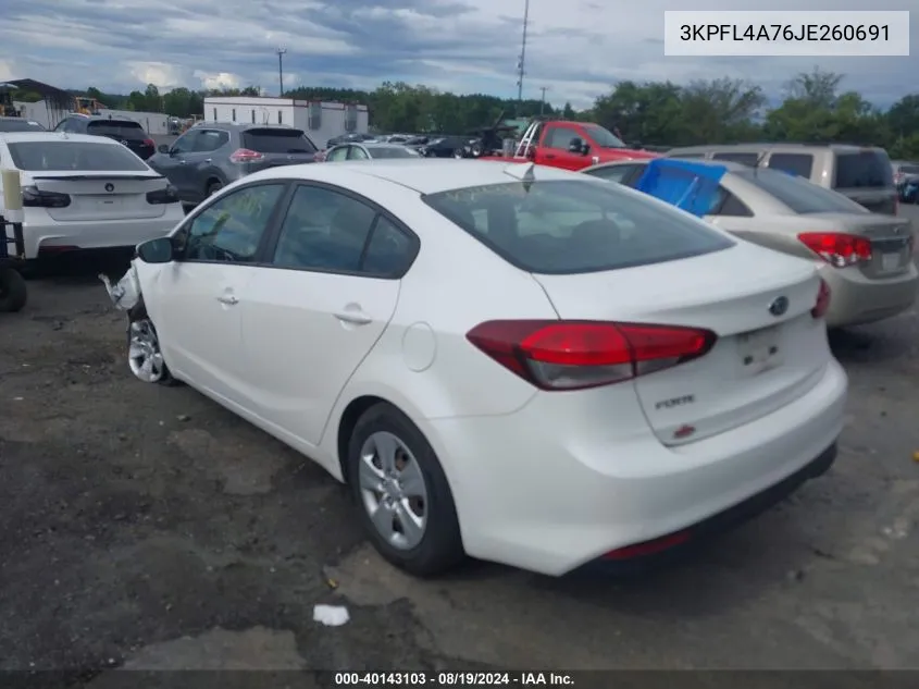 3KPFL4A76JE260691 2018 Kia Forte Lx