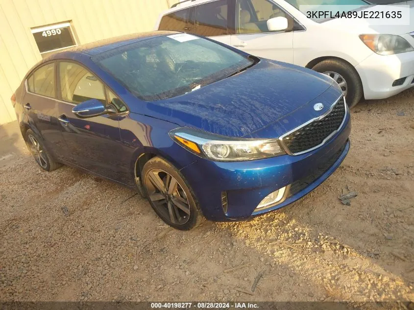 3KPFL4A89JE221635 2018 Kia Forte Ex