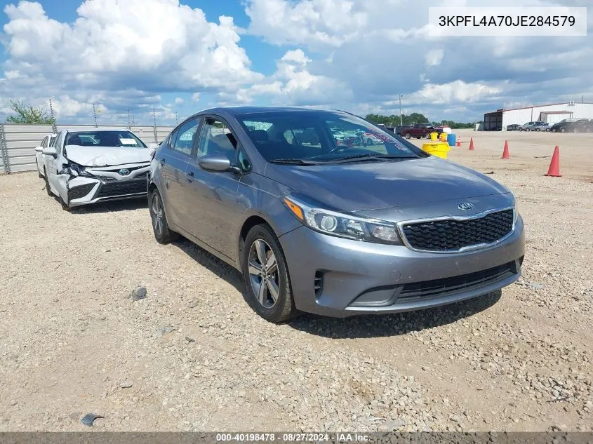 3KPFL4A70JE284579 2018 Kia Forte S