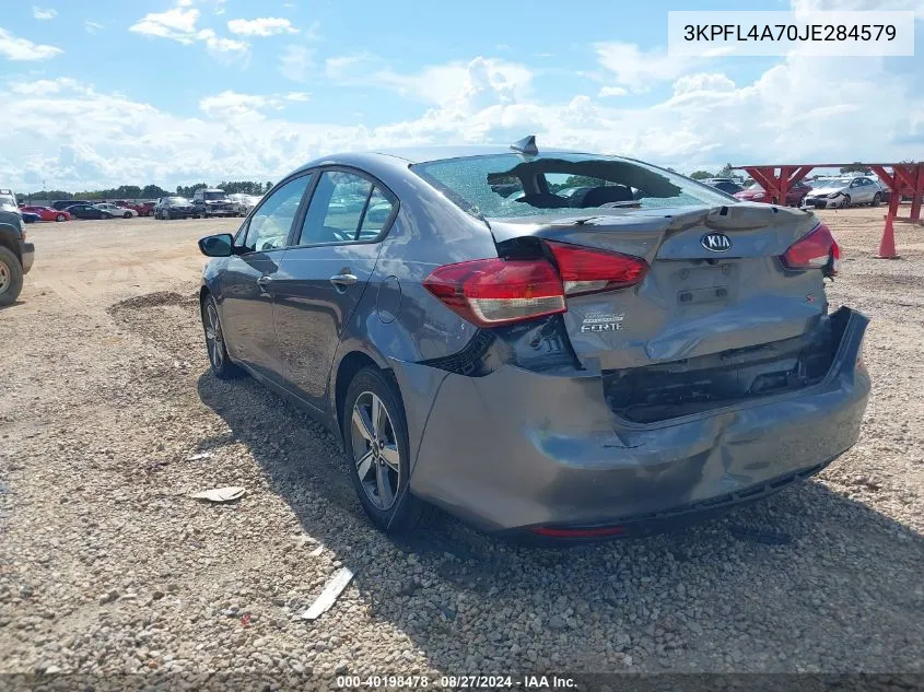 2018 Kia Forte S VIN: 3KPFL4A70JE284579 Lot: 40198478