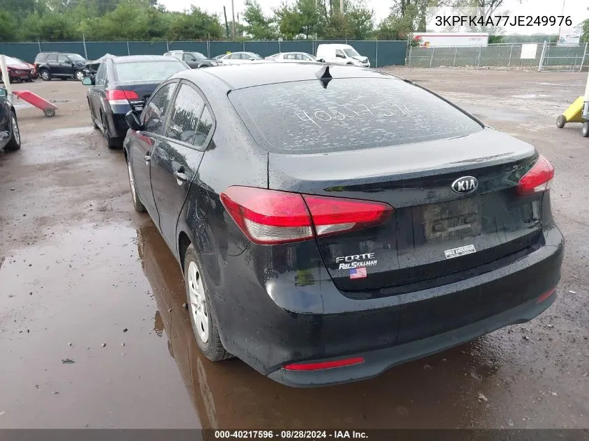 2018 Kia Forte Lx VIN: 3KPFK4A77JE249976 Lot: 40217596