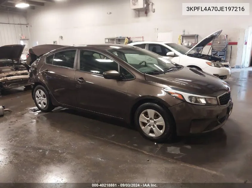 3KPFL4A70JE197216 2018 Kia Forte Lx