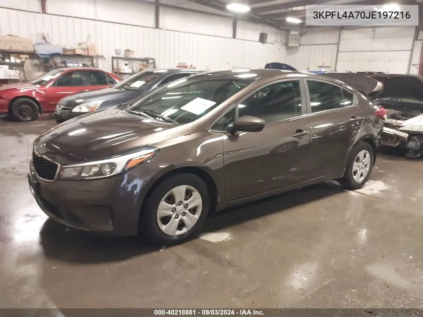 3KPFL4A70JE197216 2018 Kia Forte Lx