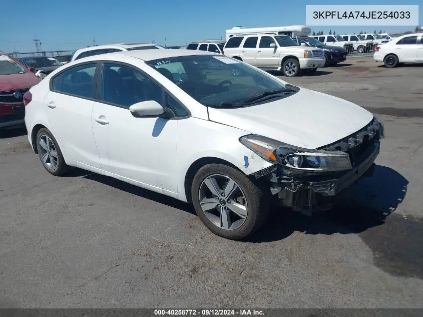 2018 Kia Forte Lx VIN: 3KPFL4A74JE254033 Lot: 40258772