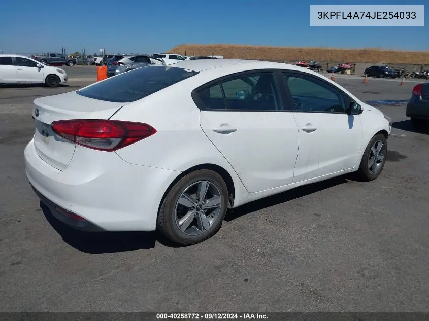 3KPFL4A74JE254033 2018 Kia Forte Lx