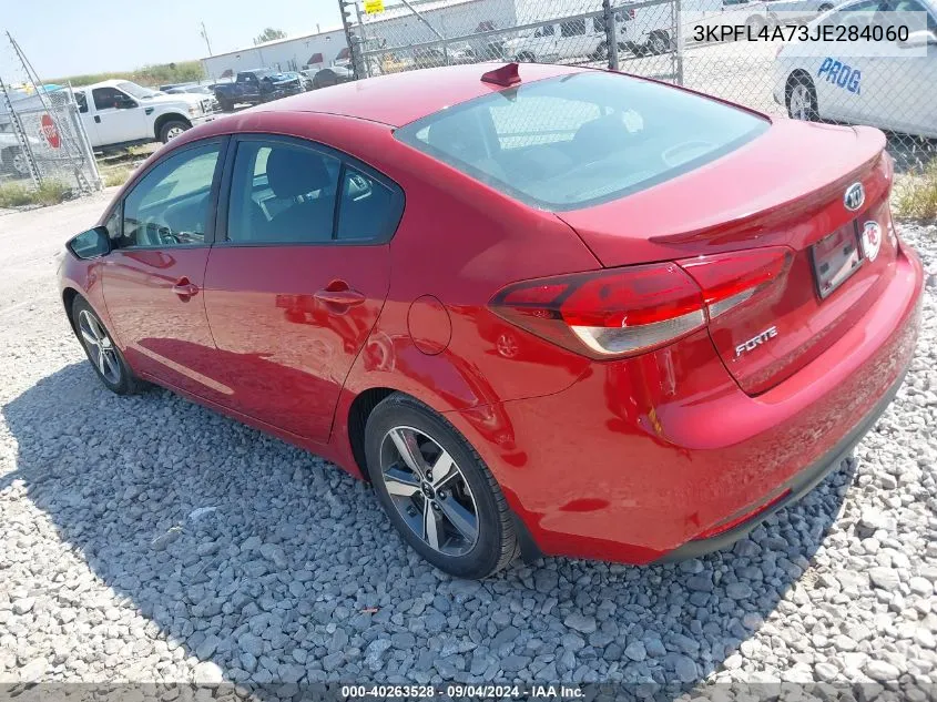 2018 Kia Forte S VIN: 3KPFL4A73JE284060 Lot: 40263528