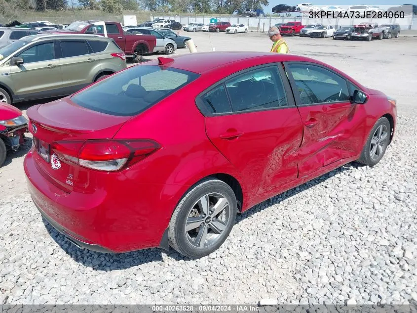 2018 Kia Forte S VIN: 3KPFL4A73JE284060 Lot: 40263528