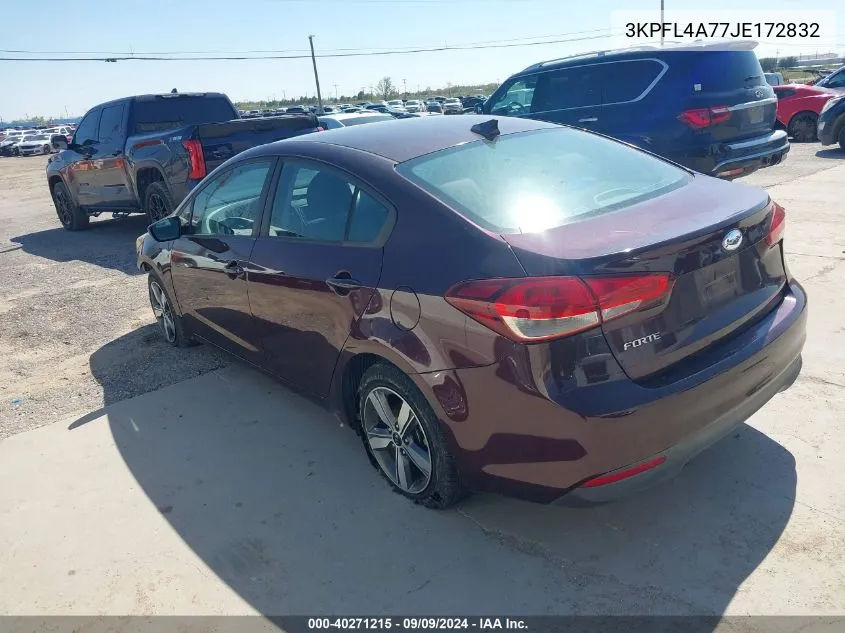 2018 Kia Forte Lx VIN: 3KPFL4A77JE172832 Lot: 40271215