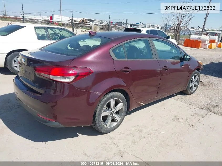 2018 Kia Forte Lx VIN: 3KPFL4A77JE172832 Lot: 40271215