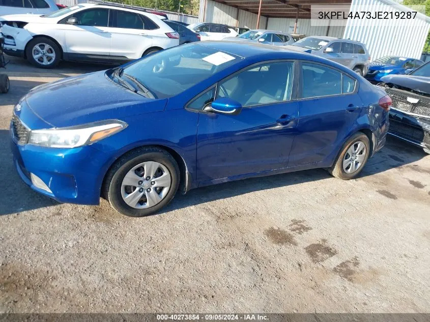 3KPFL4A73JE219287 2018 Kia Forte Lx/S