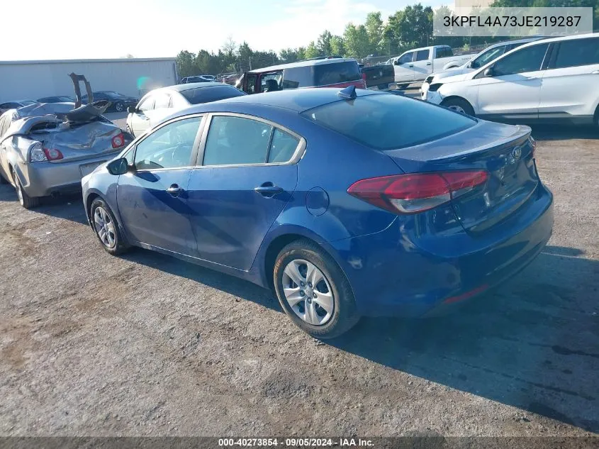 3KPFL4A73JE219287 2018 Kia Forte Lx/S