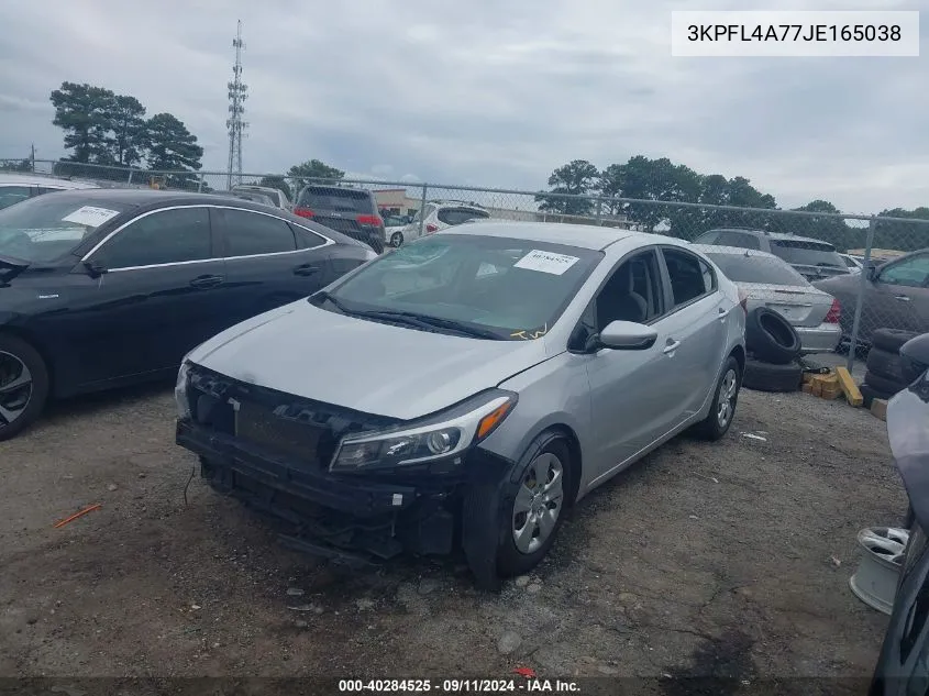 2018 Kia Forte Lx VIN: 3KPFL4A77JE165038 Lot: 40284525