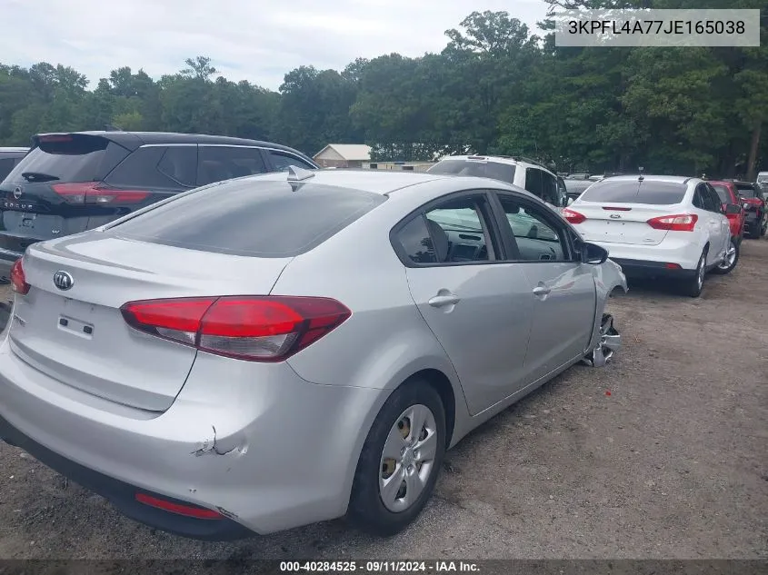 3KPFL4A77JE165038 2018 Kia Forte Lx