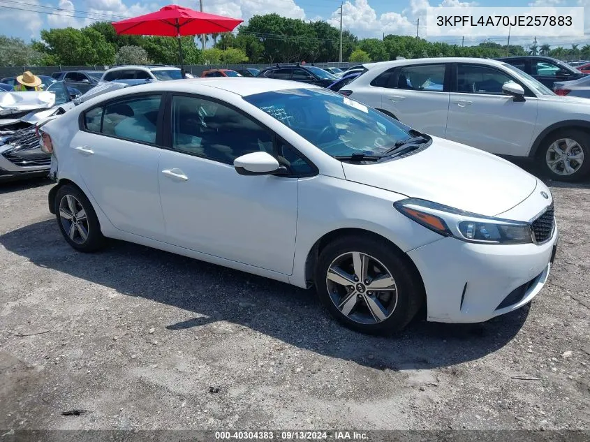 3KPFL4A70JE257883 2018 Kia Forte Lx