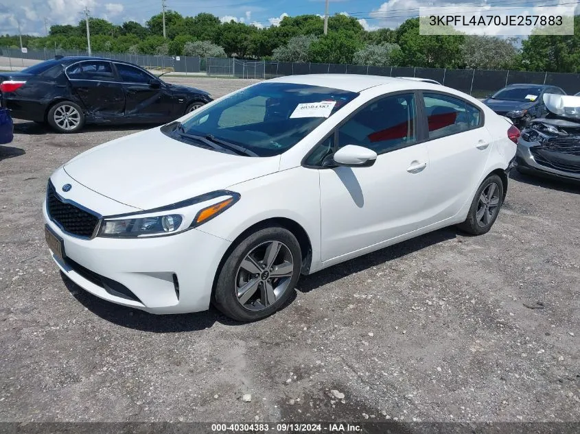 2018 Kia Forte Lx VIN: 3KPFL4A70JE257883 Lot: 40304383