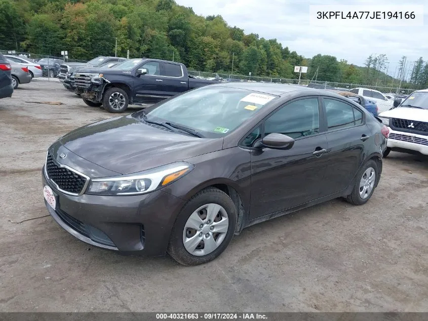 3KPFL4A77JE194166 2018 Kia Forte Lx