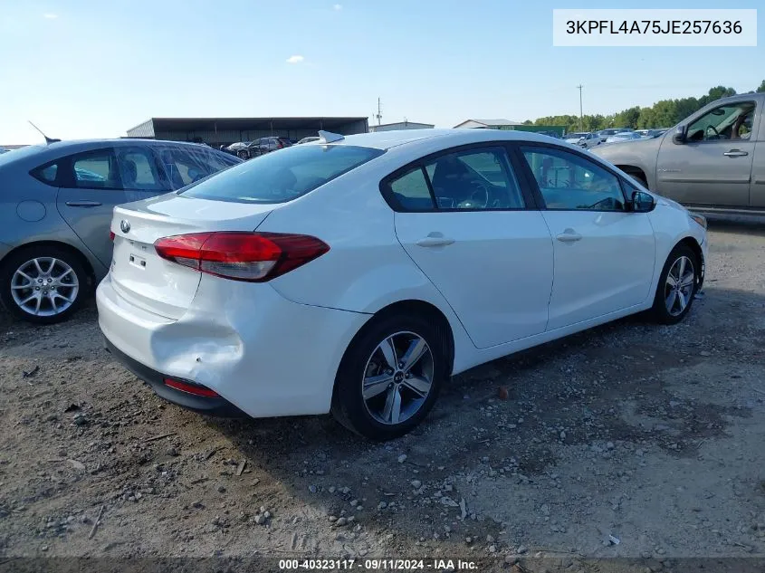 3KPFL4A75JE257636 2018 Kia Forte Lx