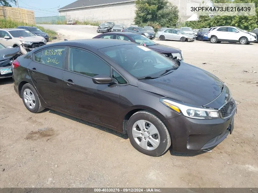 3KPFK4A73JE216439 2018 Kia Forte Lx